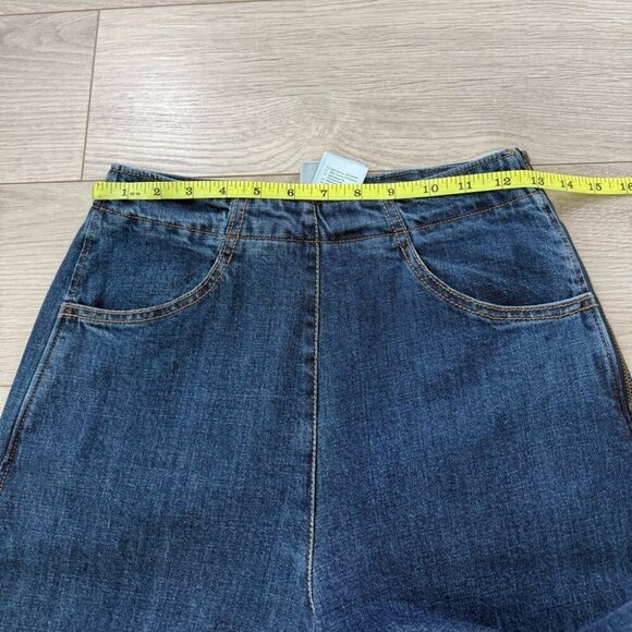 Ischiko by Oska Classic Blue Women's Tapered Leg Jeans - Picture 9 of 12